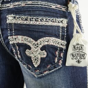 NWOT "Urban Red" Rock Revival Jeans